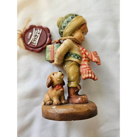 Rare ANRI Hand-Carved Figurine Made in Italy by Sarah Kay - Picture 3 of 8